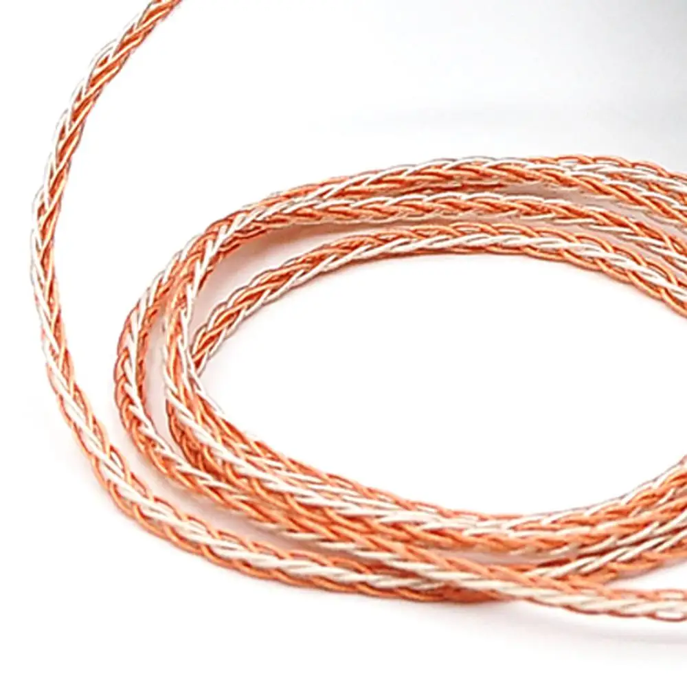 Thouliess HIFI 8 Cores Copper Silver Mixed Headphone Upgrade Replacement Cable for HD600 HD650 HD525 HD545 HD565 HD580 HD6xx