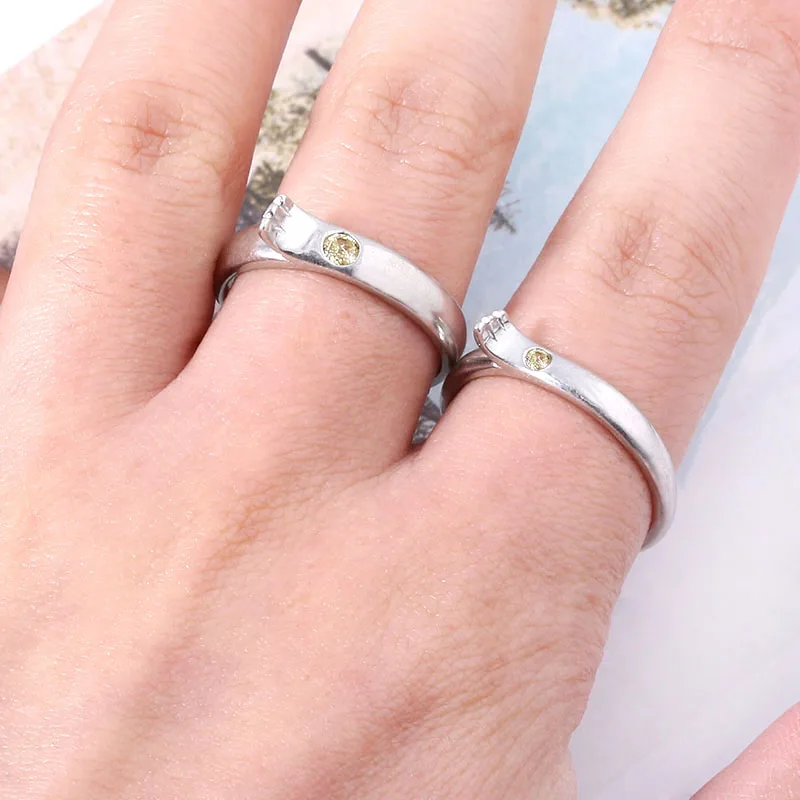 Anime Rings Tenki no Ko Weathering With You Rings Cosplay Yoshitaka Hina Ring Accessories Props Metal Jewelry
