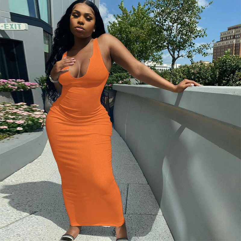 bodycon long dresses for women