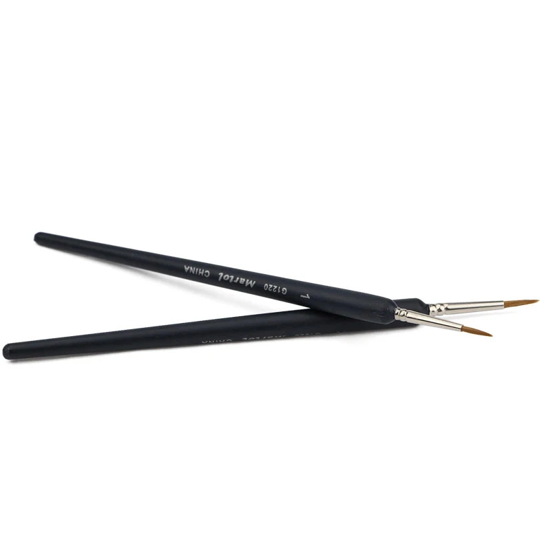 10 Pcs/set Hook Line Fine Paint Brush Set Watercolor Brush Pen Artist Gouche Brushes for Acrylic Oil Painting Art Supplies