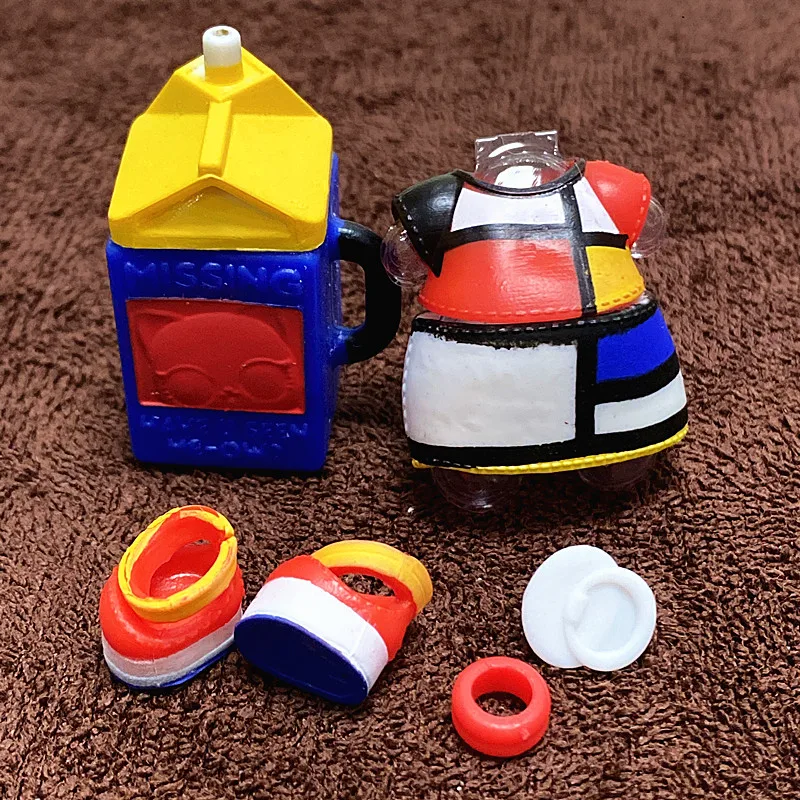 Original Clothes and Accessories Set for 8 cm Dolls - Dress Suit and Unicorn Outfit Toy Gift
