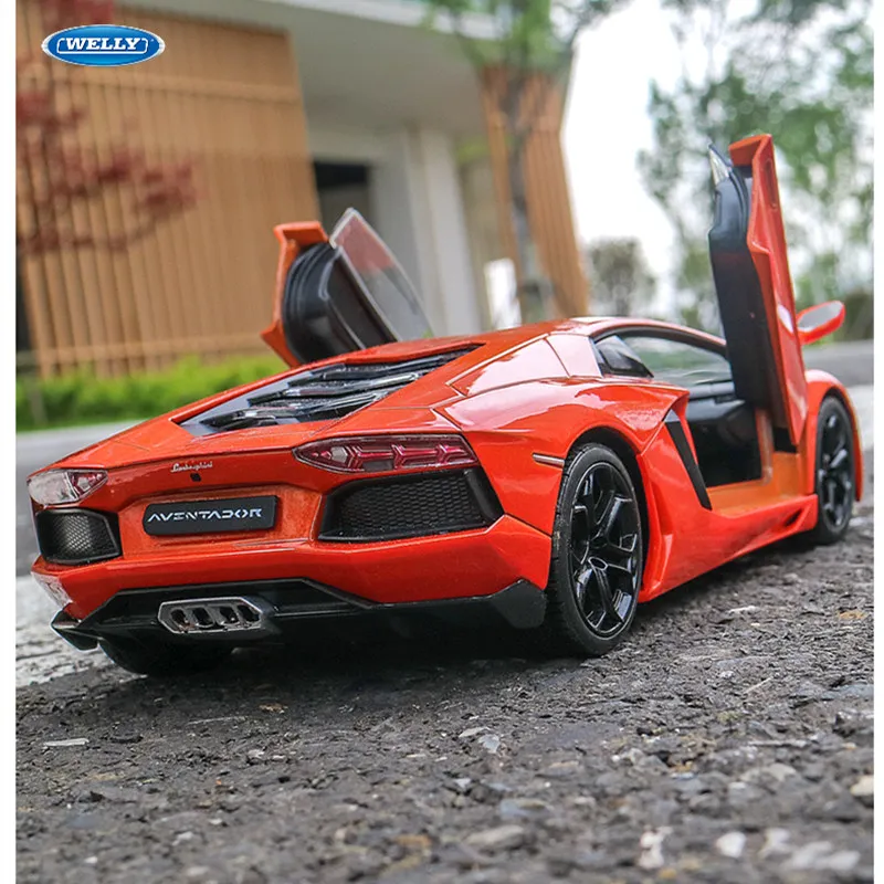 red toy lamborghini