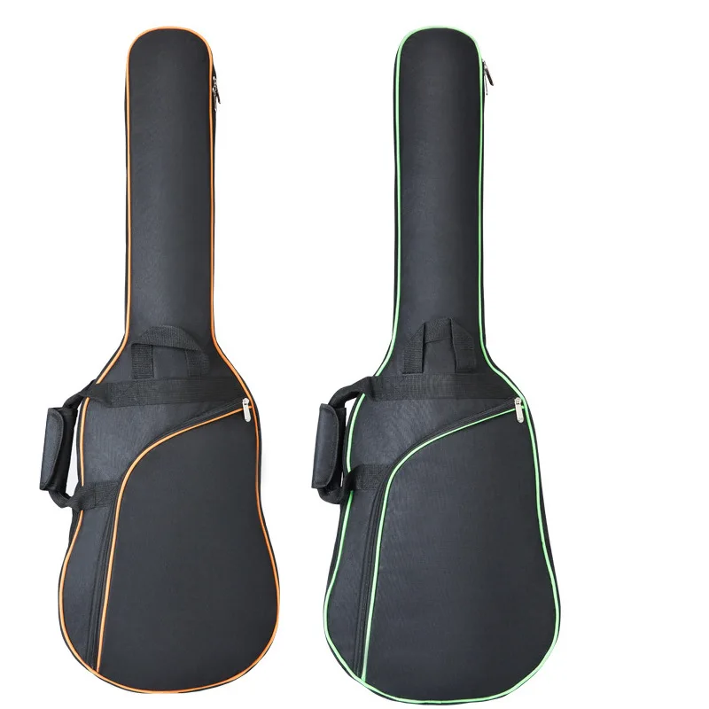 40/41 inchs Oxford Fabric Electric Guitar Case Colorful Edge Gig Bag Double Straps Pad 8mm Cotton Thickening Soft Cover guitar bag
