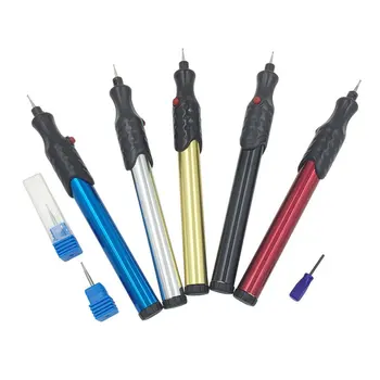 

DIY Electric Engraving Engraver Pen Carve Tool For Jewelry Metal Glass Electric Engraving Pen+Small Wrench+2Pcs Pen head