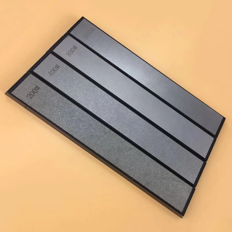 total 4 pieces / set diamond sharpening stone for kitchen outdoor