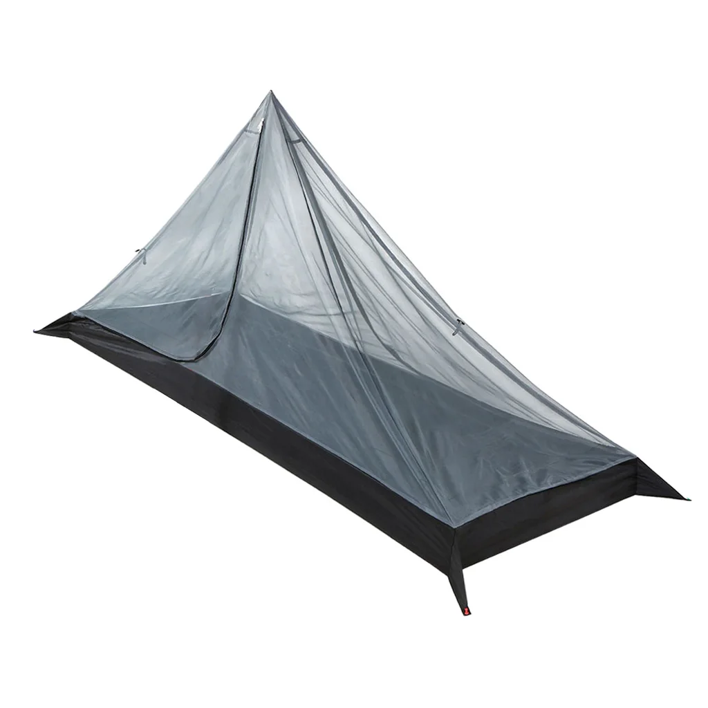 Tent Inner Mesh for Men Women 3 Seaons Single Person Pyramid Tent, Trekking Pole Tent, Easy Set-up