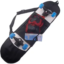 Singe Наплечная износостойкая плотная длинная сумка для переноски однотонная дорожная сумка для скейтборда Многофункциональная крышка