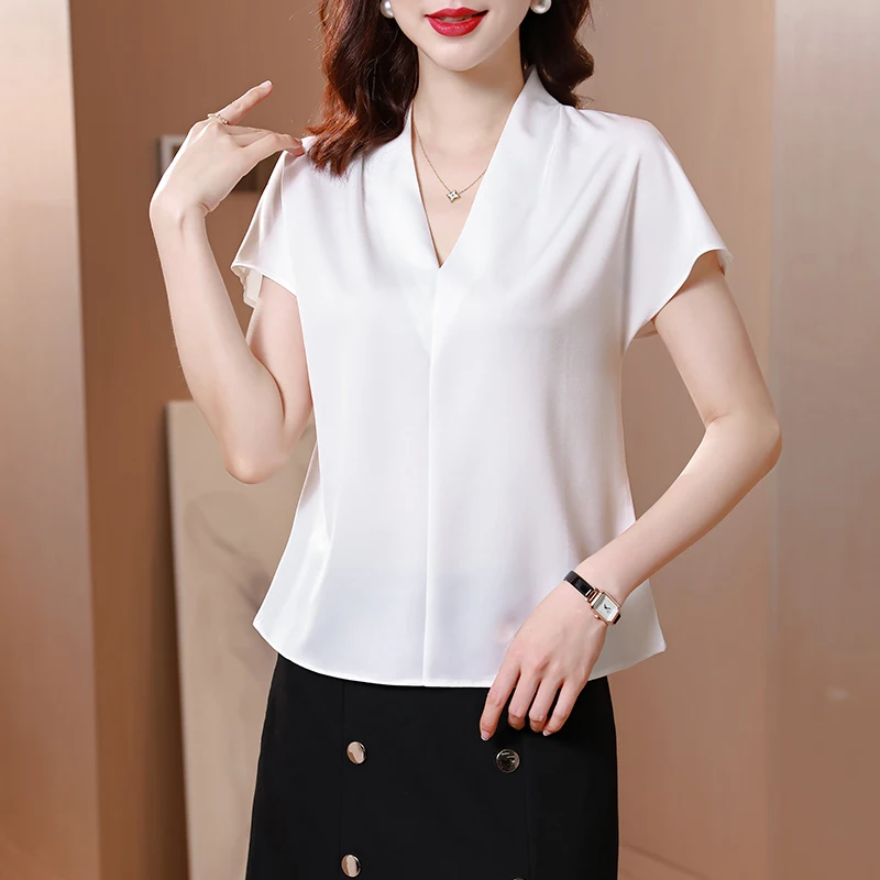 Blusas De ƾ 2022  м ƾ ž  ũ ª Ҹ  V Į Ƿ 3XL ָ ũ 1012