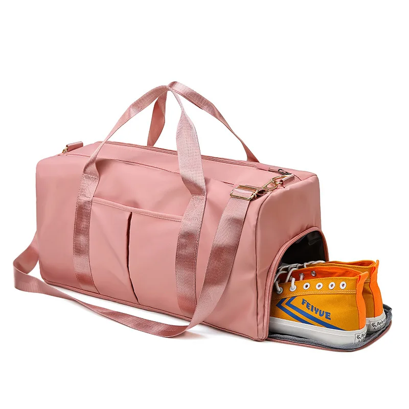 Travel Handbag Sport-Bag Shoes Compartment Gym-Bags Nylon Training Fitness Waterproof