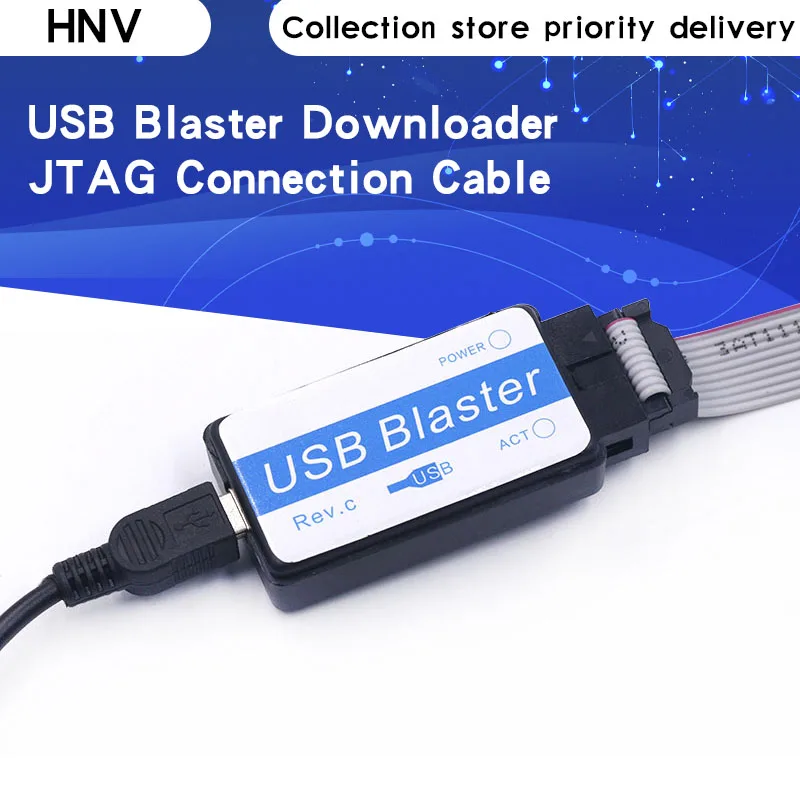 Кабель HNV USB Blaster Mini 10-контактный соединительный кабель JTAG для программатора