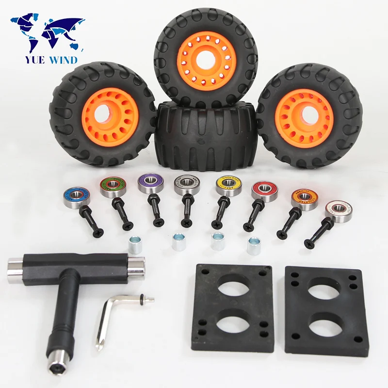 Four-wheeled Skateboard Wheels Longboard Dance Board Road Whee lBrush Street Off-road drift Board Shock-absorbing Wheel