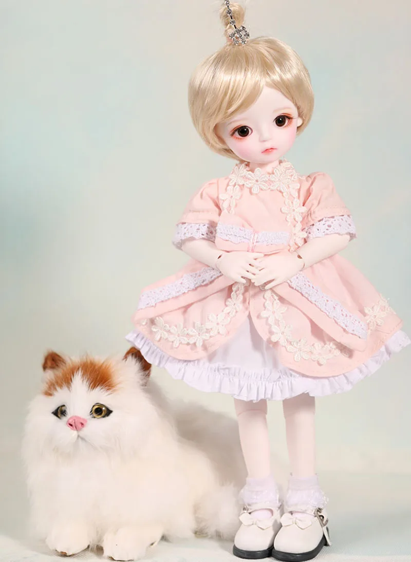 Новое поступление 1/3 1/4 1/6 BJD кукла милое розовое платье одежда для Bjd куклы игрушки аксессуары