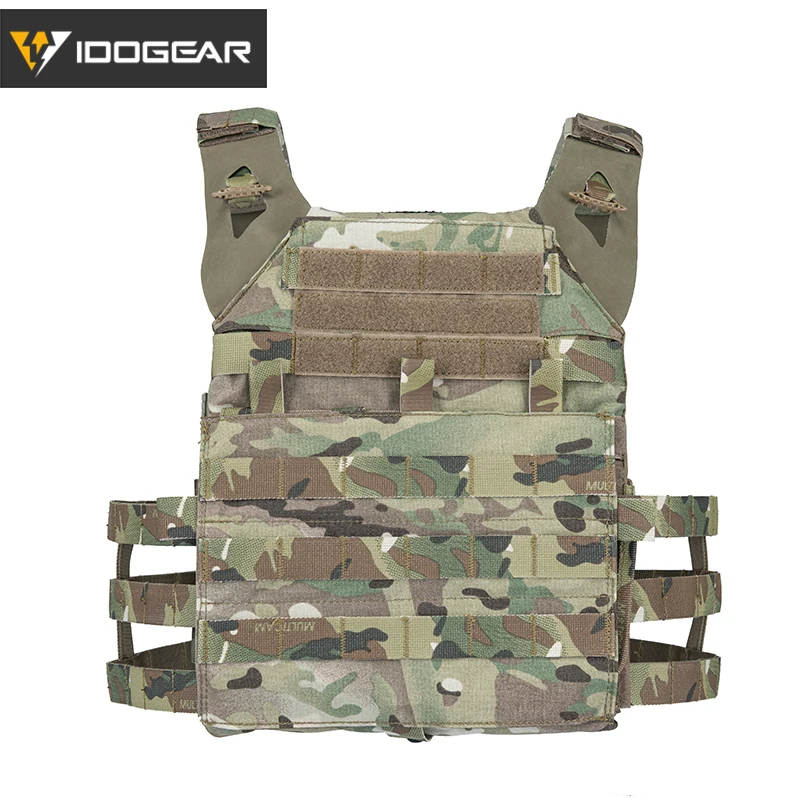 Multicam IDOGEAR JPC 2,0 тактический жилет страйкбол пластина Перевозчик MOLLE Body Armor военный 500D Нейлон тактическая армейская пластина Перевозчик 3312 - Цвет: Multicam