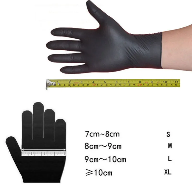 20шт одноразовые латексные перчатки для дома перчатки для еды левый и правый универсальные чистящие перчатки волшебные перчатки дропшиппинг кухня