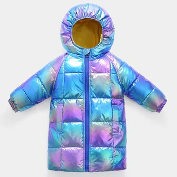 

3-10yrs New Boys&girls Cotton Winter Fashion Sport Jacket&outwear,children Cotton-padded Jacket Thicken Knee Length Warm Coat
