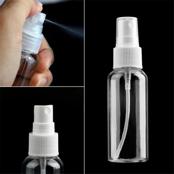 

10PCS 100ml Empty Refillable Plastic Pump Spray Bottles Travel Transparent Make Up Setting Take The Spray Bottle with You