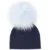 Geebro Newborn Baby Hat Real raccoon fur ball Pompom Beanie  Cotton Solid Hats For Baby Girls Boys Toddler Winter Children Caps 39