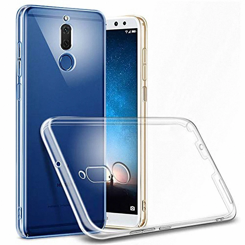 Мягкий ТПУ мобильный телефон чехлы для Huawei Mate 10 Lite Nova 2i прозрачная задняя крышка