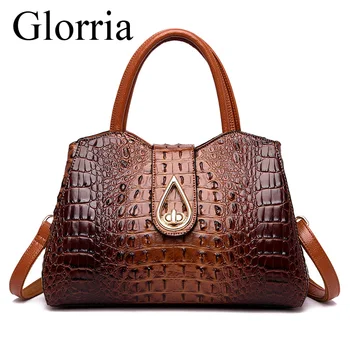 

Luxury Handbags Women Bags Designer Alligator PU Leather Shoulder Bags Famous Brand Crossbody Bags For Women 2020 Sac A Femme