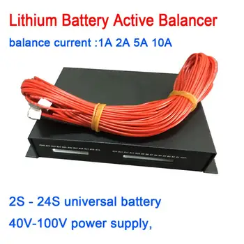 

1A 2A 5A 10A Balance Lithium Battery Active Equalizer Bluetooth 2S~24S BMS Li-ion Lifepo4 JK Protection Board 4S 7S 8S 16S 20S