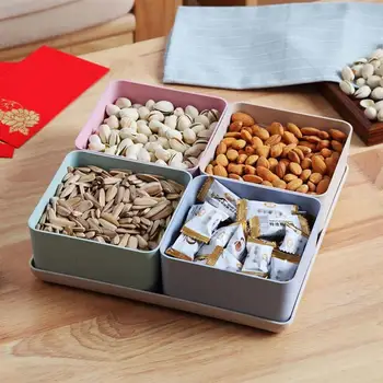 

1pc Candy Box Durable Practical Reusable Household Lightweight Snack Container Candy Box for Candy Dried Food Nuts