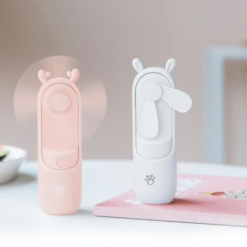 

Mini Water Spray Mist Fan USB Rechargeable Handheld Power Bank Cooling Fan