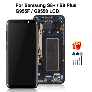 

Original LCD For Samsung Galaxy S8 PLUS Display G955 G955F LCD Display Touch Screen Digitizer Replacement Parts For S8+ LCD