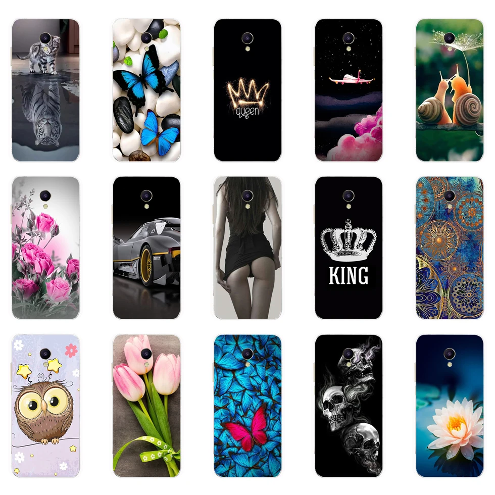 For Meizu M5C Case Silicon Soft TPU Phone Cover for M5S M 5 S Coque Bumper full 360 Protective fundas cute cat dog 1 | Мобильные