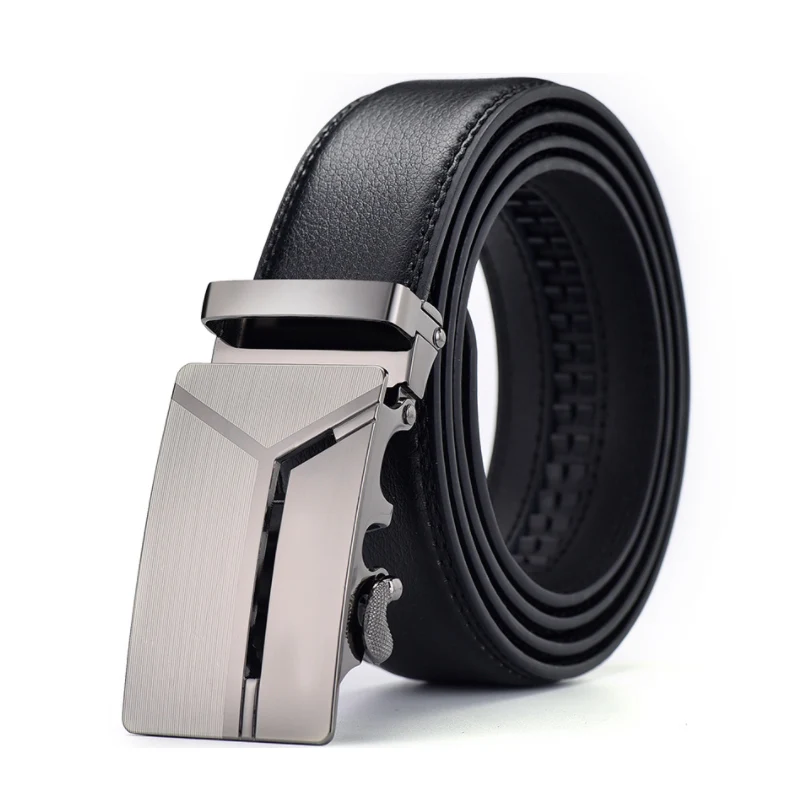Мужские ремни с автоматической пряжкой для мужчин подлинный пояс трендовые
