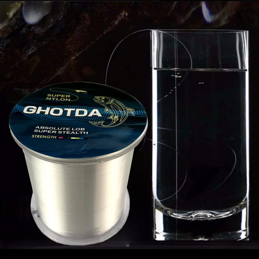 Леска из нейлона GHOTDA сверхпрочная мононить 5 30 фунтов 500 м 0 168 мм|nylon fishing line|fishing