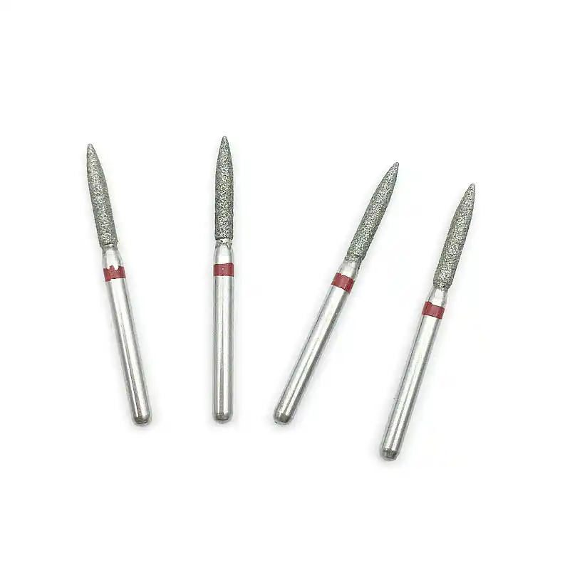 10pcs Dental Lab Diamond Burs Drill Polishing Smoothing Whitening