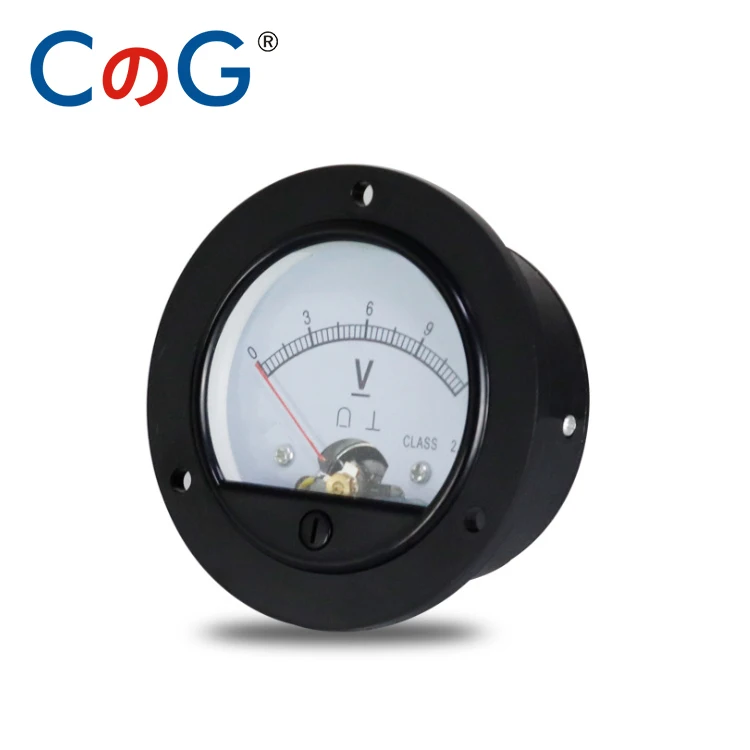 1 шт. 65C5 DC 10A 15A 20A 30A 50A 75A 100A 150A 300A 500A круглый Диаметр Аналоговый амперметр Панель Ампер Измеритель тока 65C5 DC 0-50A