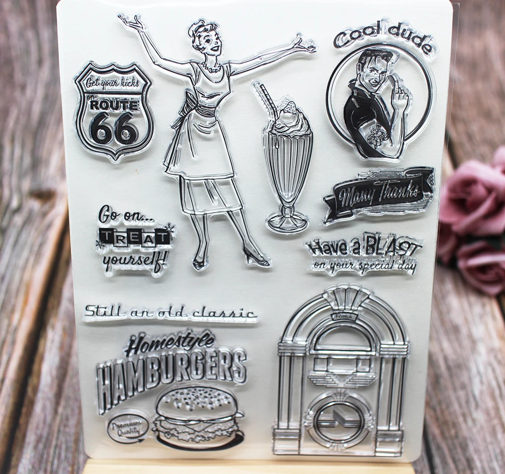 New Transparent Clear Stamp/Seal for DIY scrapbooking photo/album craft Decorative Special day/Birthday clear stamp