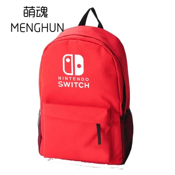 

NS game console backpack switch concept red nylon backpack gamer gift school bag student backpacks anime bags accept customize