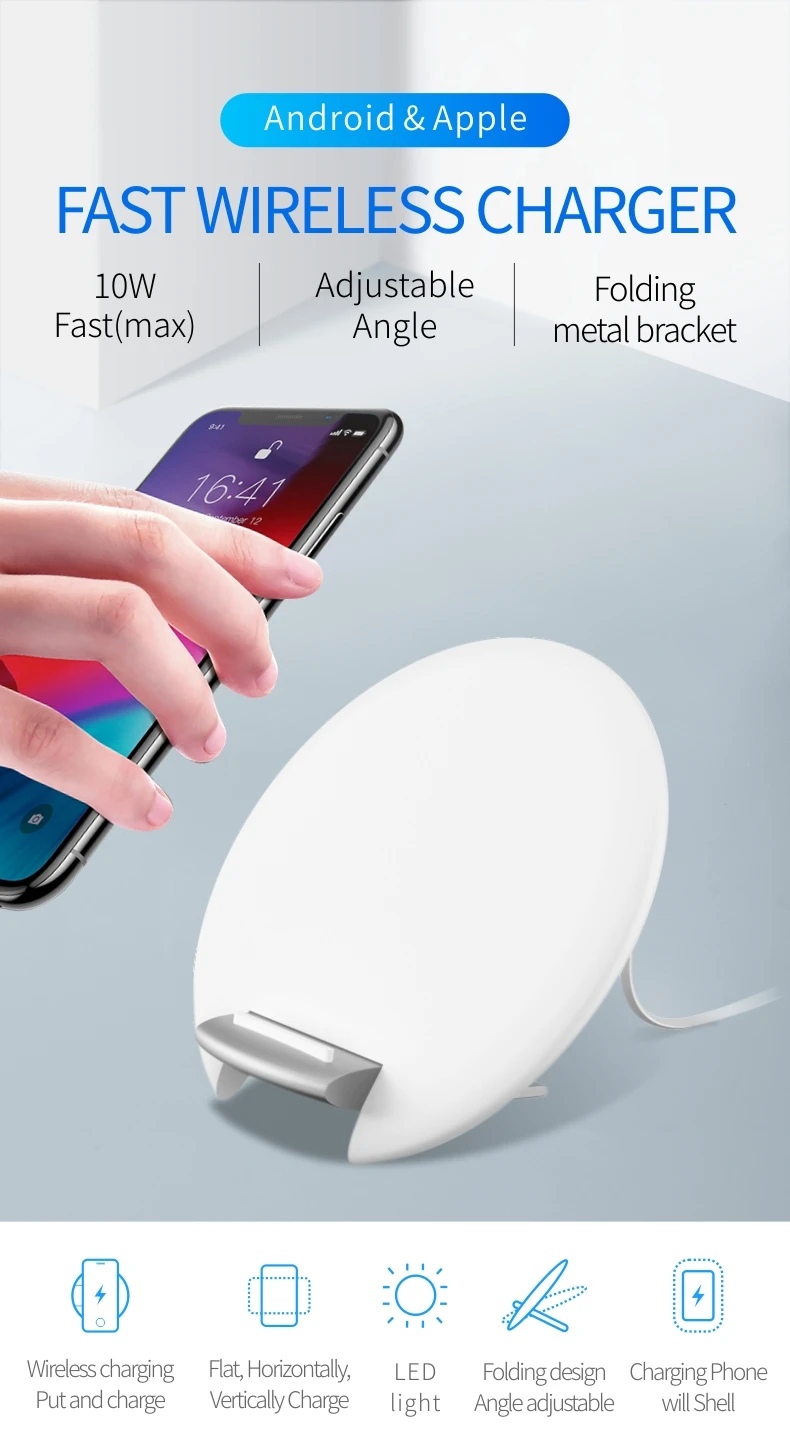 Rápido para Samsung Dobrável de Carregamento sem Fio Acessório do Telefone Note10 + Plus Carregador Galaxy Nota Pro 5g Suporte Pad Case qi 10 2 Carregadores sem Fio