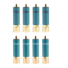 Areyourshop 8x Gold Plated Copper Ortofon 8NX RCA Plug Audio Headphone Eerphone Adapter Connector