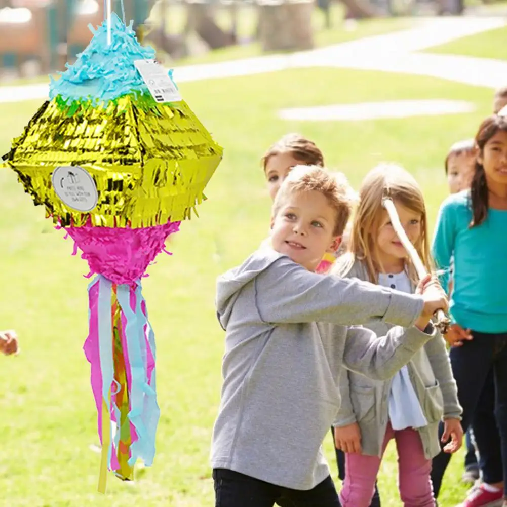 

Игрушка Pinata для детского дня рождения, фламинго, Ослик, звезда, большие подвесные пинаты, конфеты, реквизит для детского дня, товары для вечерние ринки