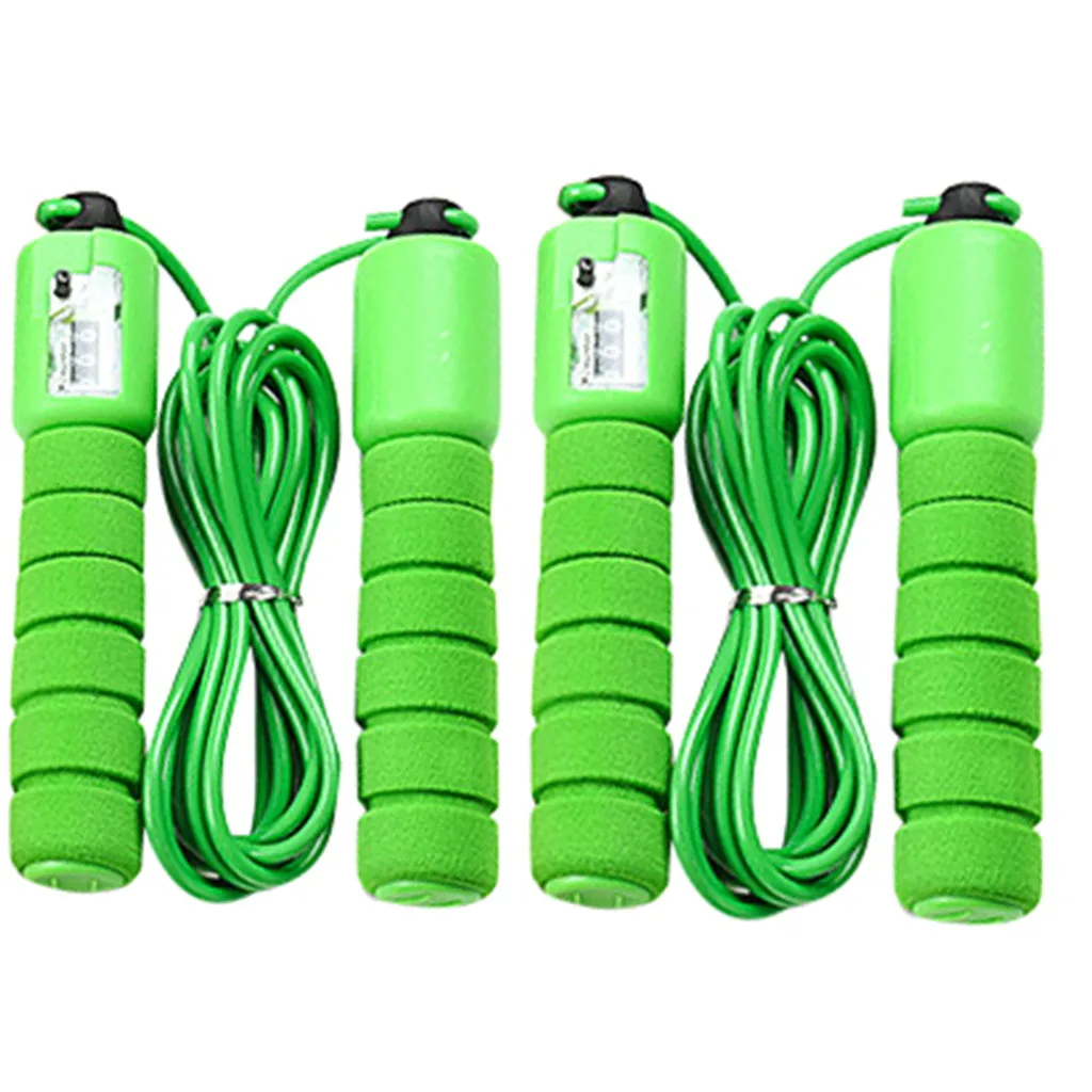 Jump Ropes With Counter Sports Fitness Adjustable Fast Speed Counting Jump Skip Rope Portable Durable Advanced Skipping Wire 319