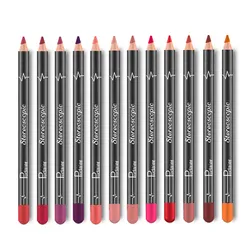 12 Colors/Set Makeup Lip Liner Stylish Solid Color Sexy Matte Stick Waterproof Lasting Lip Liner Pencil Makeup Cosmetics