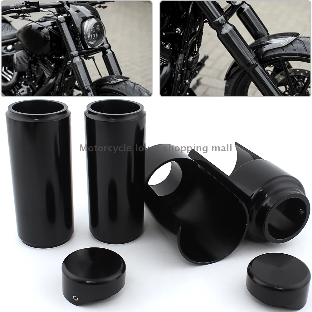 

New Motorcycle Front Fork Shock Absorber Cover Tube Protection For Harley Softail Breakout Street Bob FXBR FXBRS 2018-2024