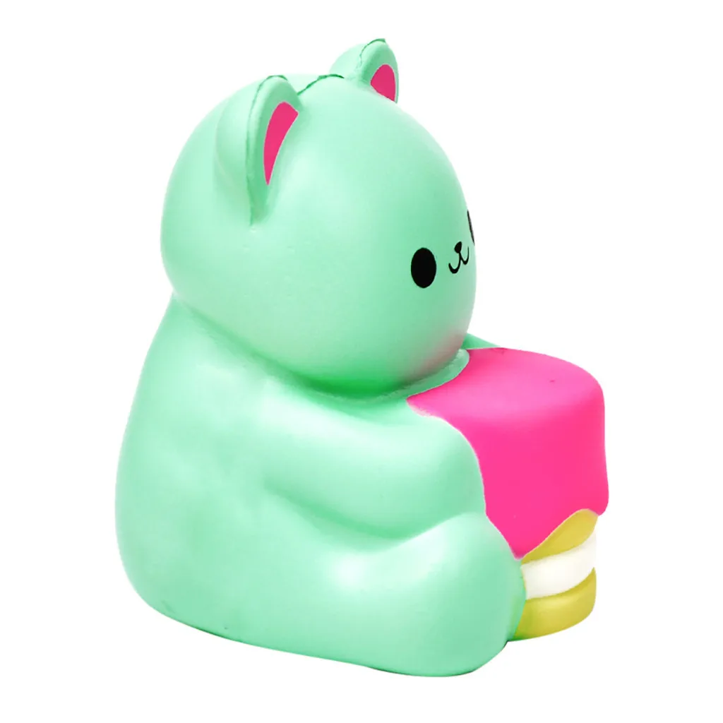cute Bear Shape Decompression Venting Toys Slow Rebound cartoon Animal Toy Kids adult toys relieve stress #B