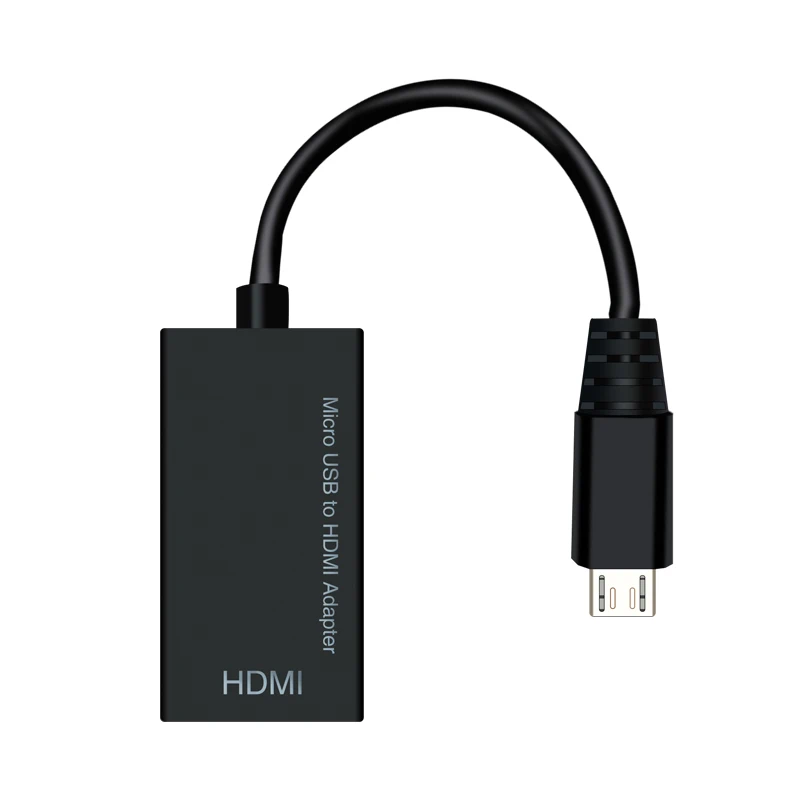 Micro USB Мужской к HDMI Женский адаптер 1080P HDMI кабель для Android телефона для планшета телевизора поддержка 192 кгц цифровой аудио/60 Гц HD видео