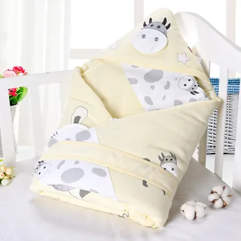 

Baby wrap 100% cotton Spring autumn baby blanket newborn wrap receiving blankets baby swaddle manta bebe couverture bebe 90*90cm