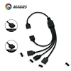 Motherboard RGB SYNC Splitter, 12V 4Pin RGB / 5V 3Pin ARGB SYNC HUB Transfer Extension Cable For M/B ASUS GIGABYTE MSI ► Photo 3/6