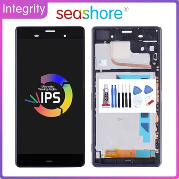 

5.2"ORIGINAL For SONY Xperia Z3 LCD Touch Screen Digitizer Assembly For Sony Z3 Display with Frame Replacement Z3 Dual D6633 LCD