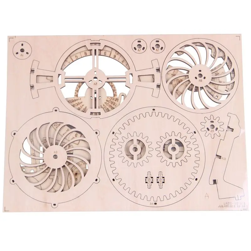 

Robotime Creative Diy 3D Perpetual Calendar Cutting Wooden Puzzle Game Assembly Toy Gift For Children Teens Adult LK201