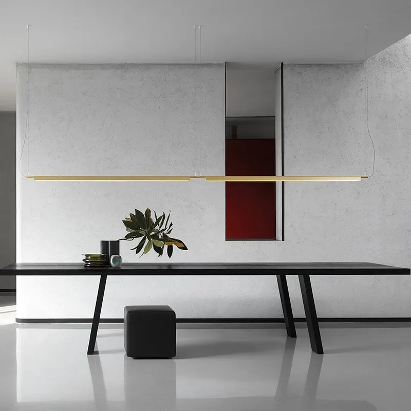 

Nordic Luxury Pendent Lamp Simple Designer Dining Room Modern Bar Counter Shop Loft LED Pendent Lights Office Lighting Fixtures