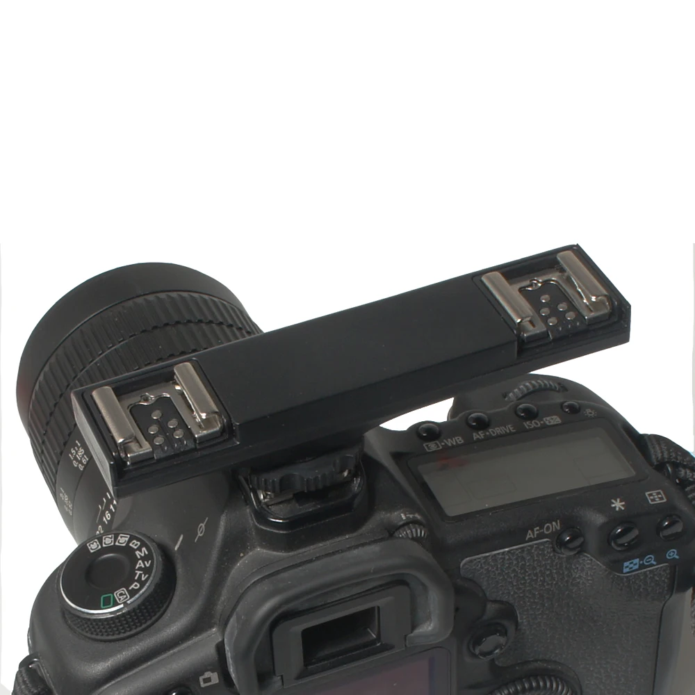 Twin Speed Light Flash Hot Shoe Mounting Bracket Mount Holder Studio