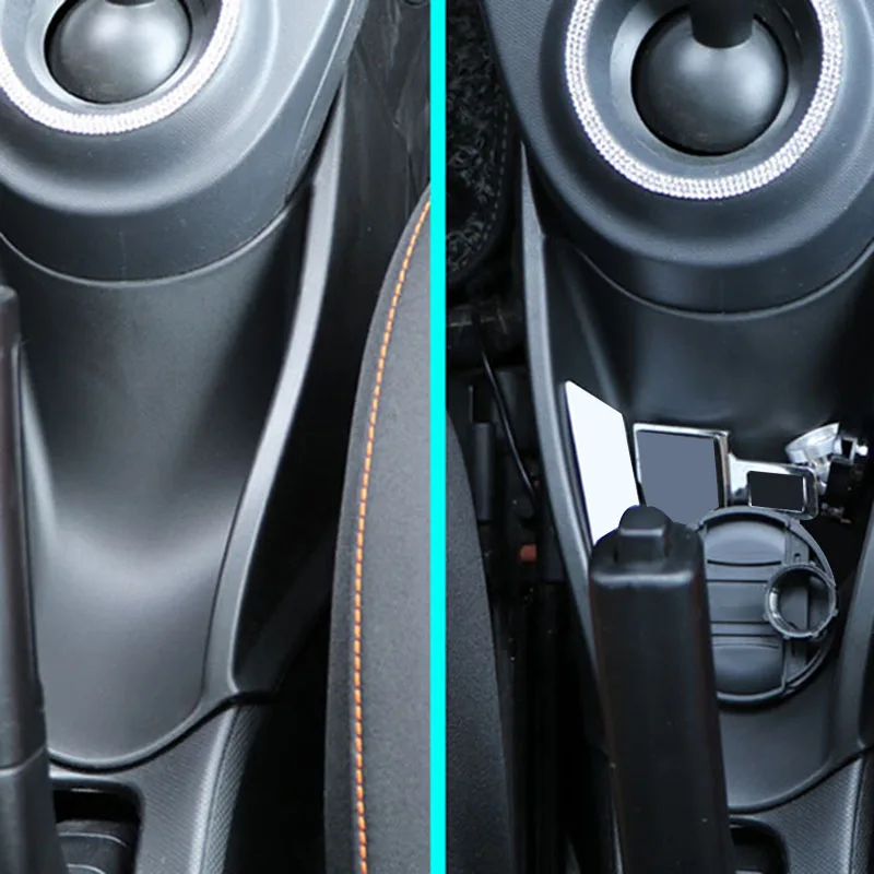 Для Mercedes New Smart 453 Fortwo Forfour подлокотник Центральная коробка для хранения центральный контроль коробка для хранения передач аксессуары для стайлинга автомобилей
