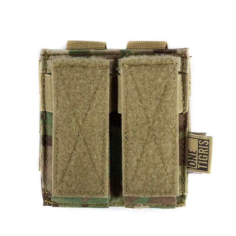 OneTigris тактический Двойной Пистолет подсумок пистолет маг мешочек для GLOCK, M1911, 92F, 40 мм гранат и т. Д - Цвет: MC